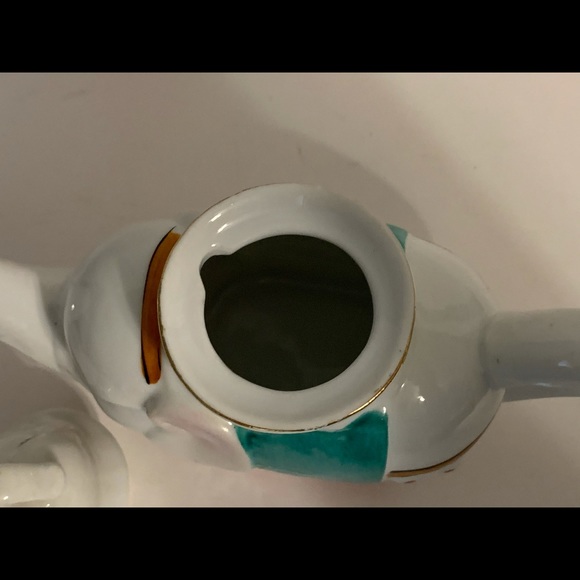 Vtg. Porcelain elephant tea pot signed china - Picture 5 of 11